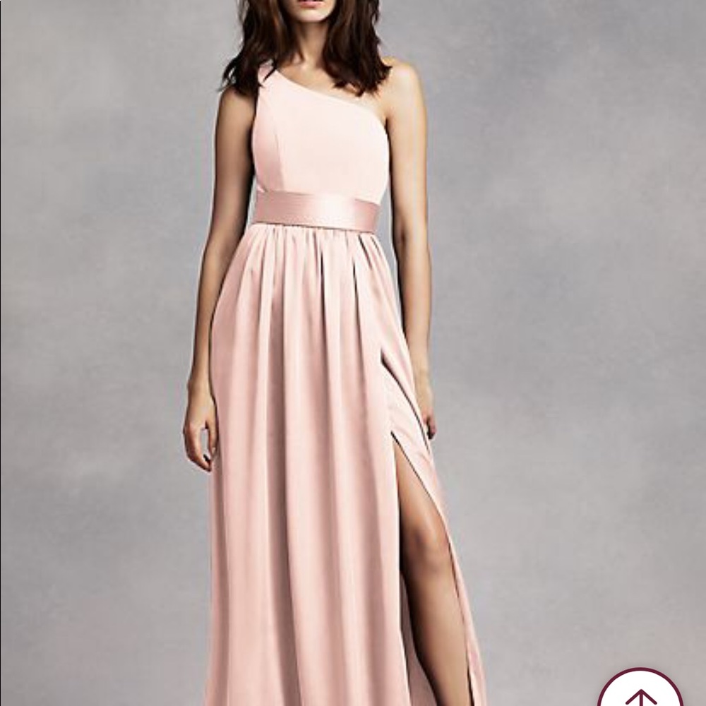 Vera Bradley One Shoulder Bridesmaid Dress Blush